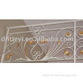 lower scroll bending wrought iron balcony railing design